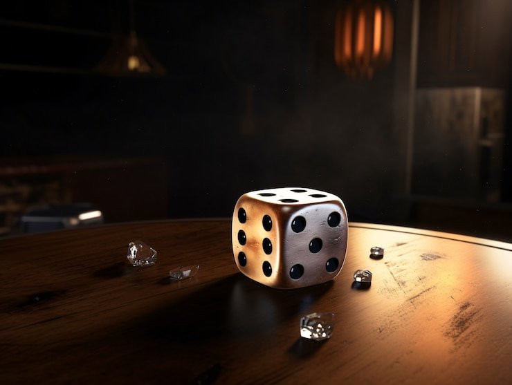 Dealer live dan pemain melihat kartu di meja blackjack halim toto